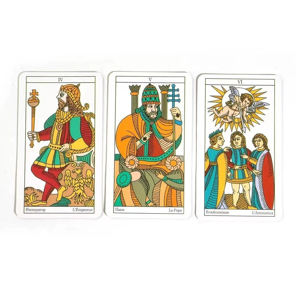 TAPO Marseille map tarot Russian