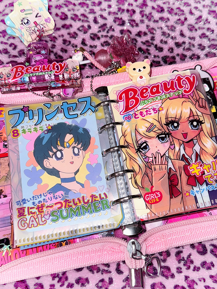 Ancient spicy girl style hand account book storage loose leaf