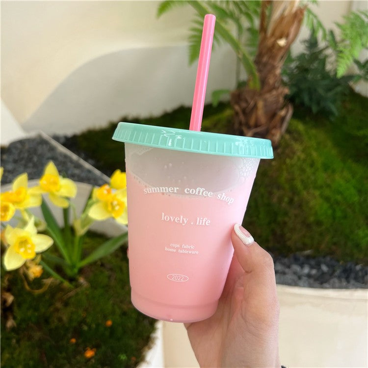 Candy colored plastic Tumbler
