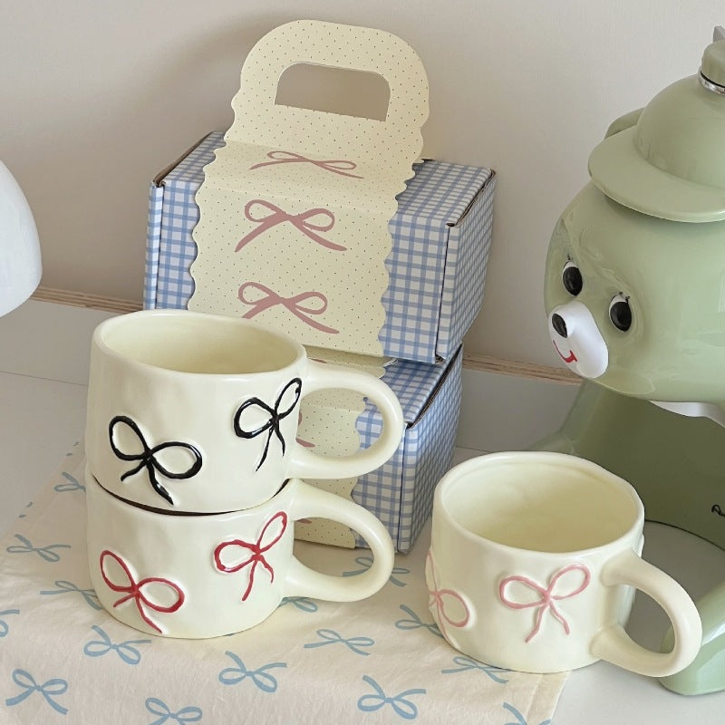 Bow tie mug gift box set