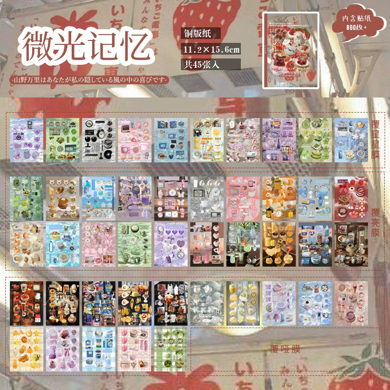 Retro Flavor Museum: 30 Showa Japanese Handbooks with Stickers