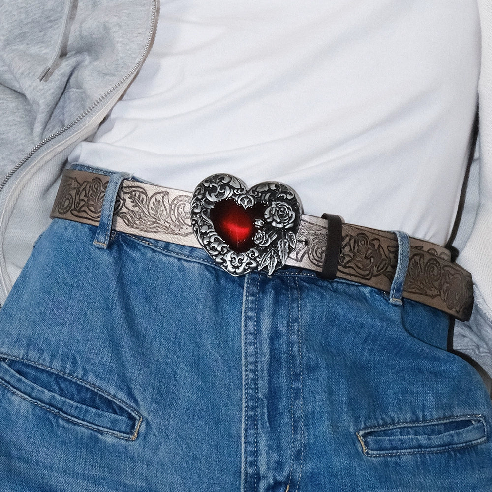 Pink Love Angel Metal Belt