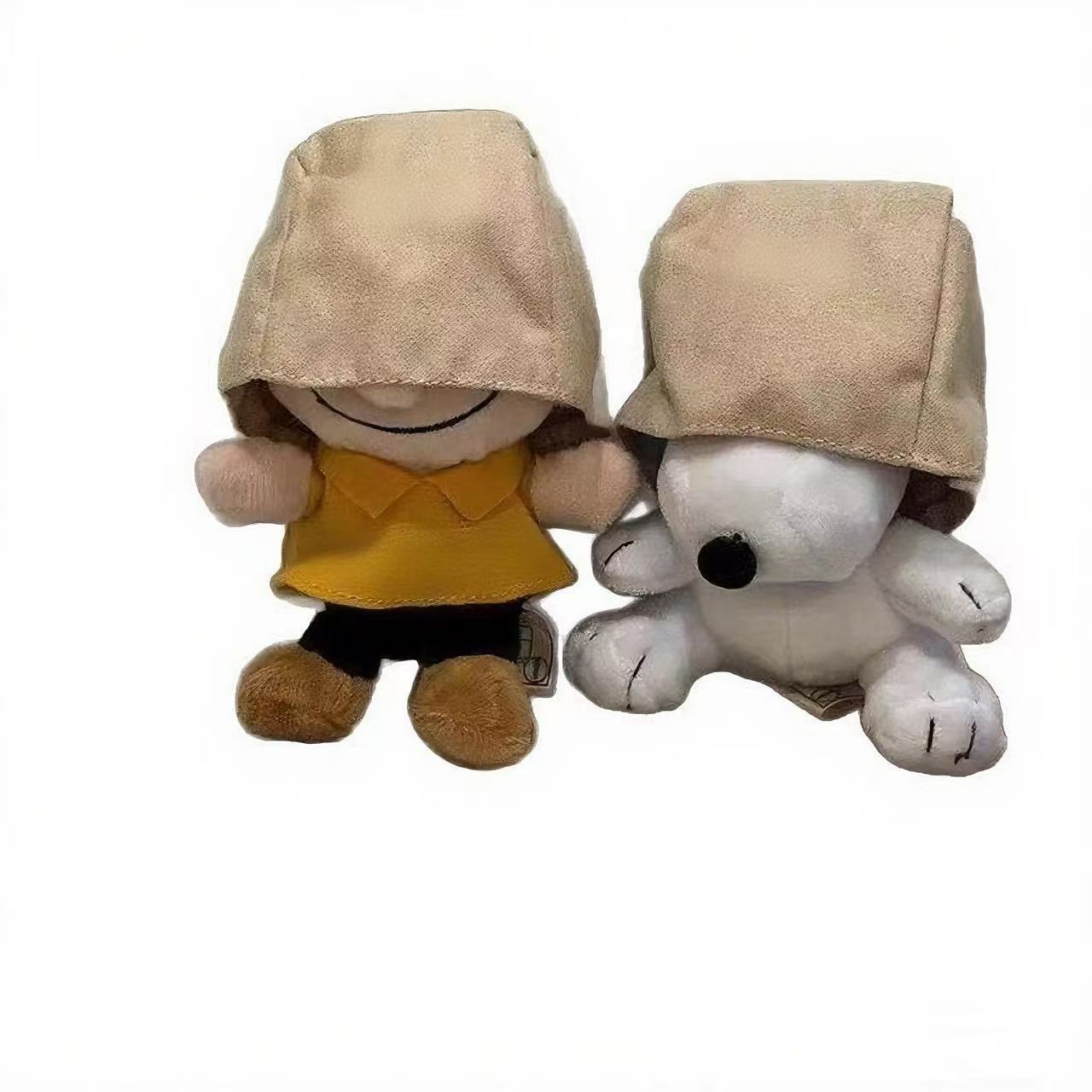 Plush paper bag headband Snoopy plush charm