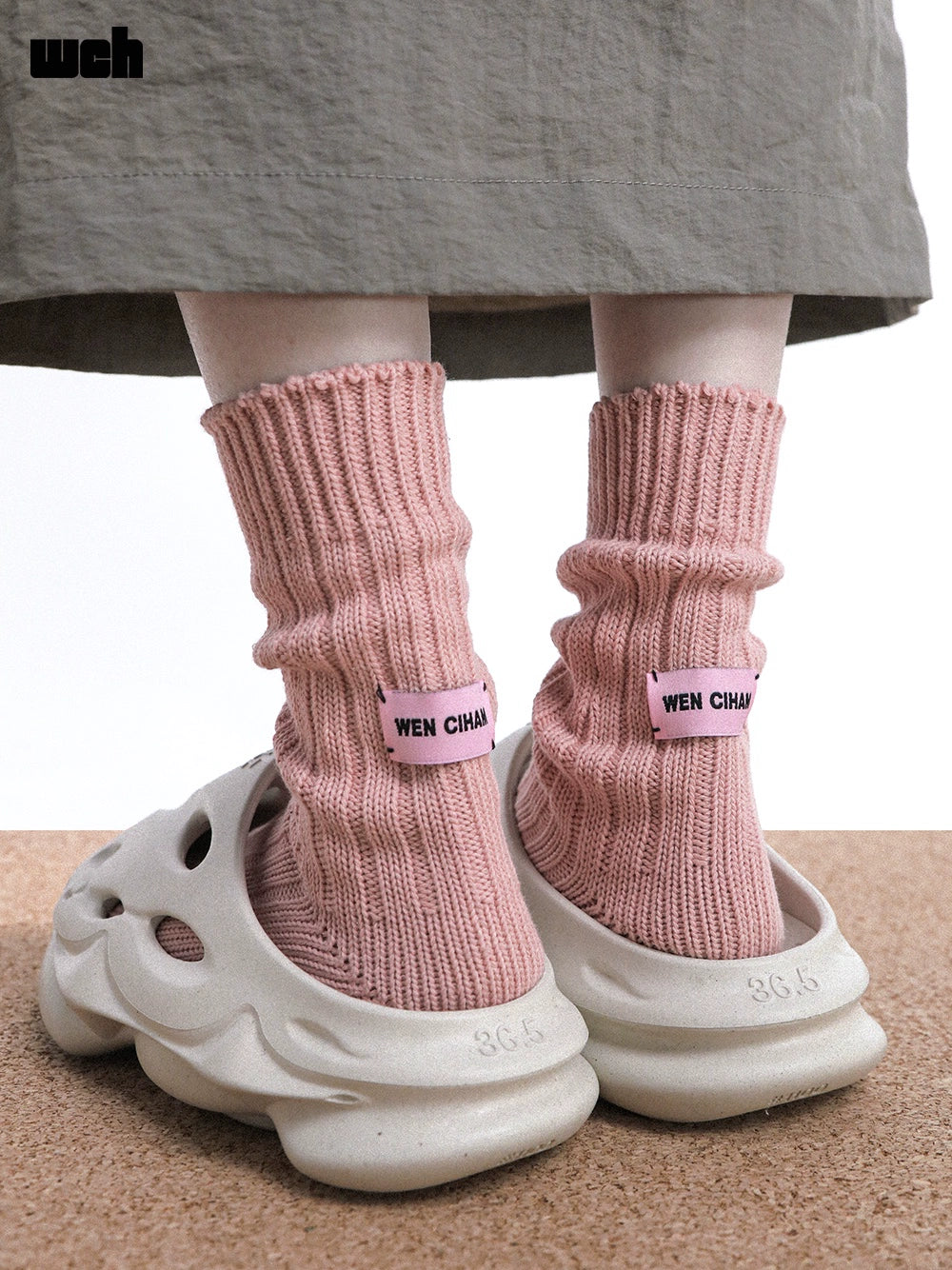 cotton knitted socks