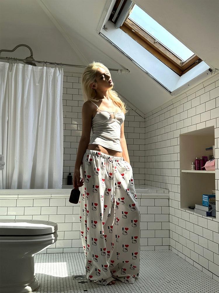 hello Kitty Printed slacks