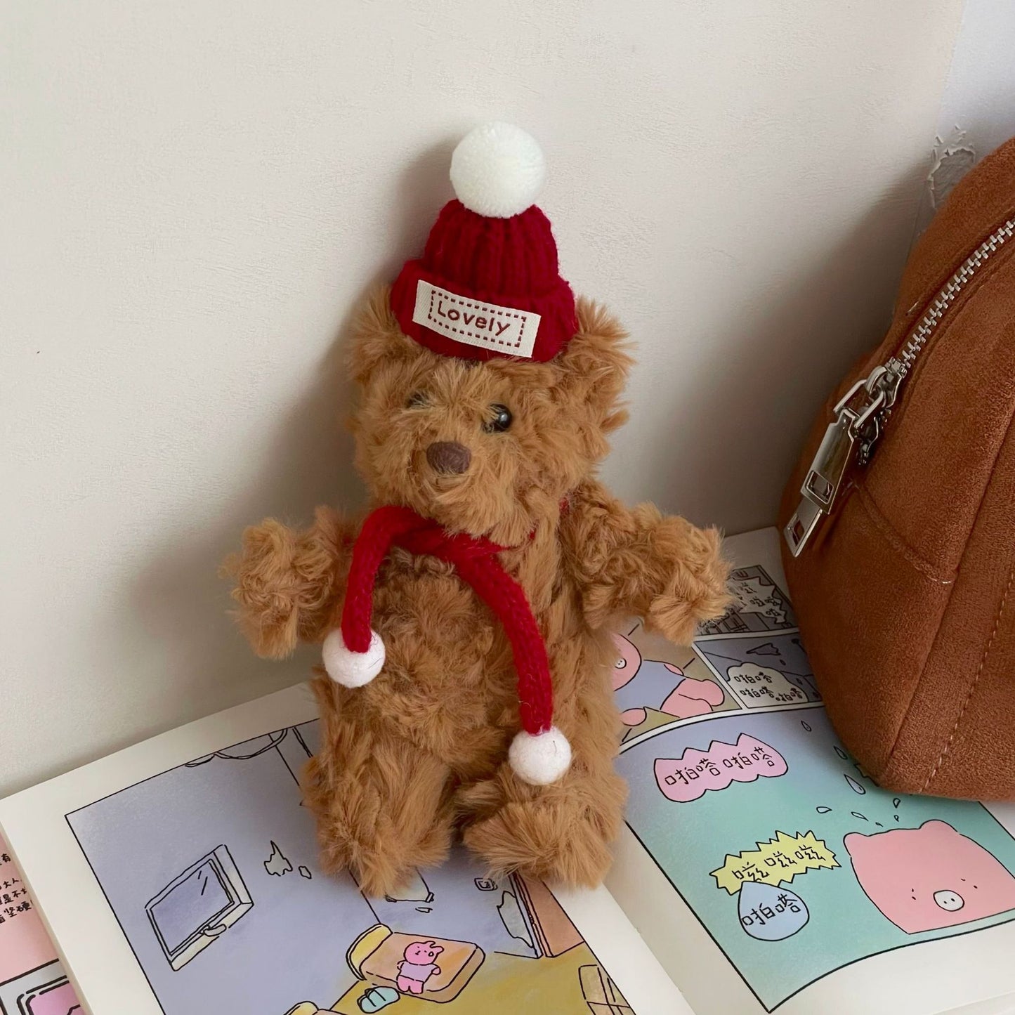 Cute Barcelona Bear Doll Christmas Pendant