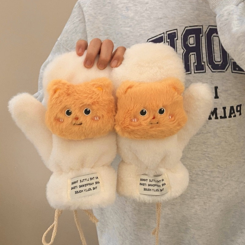 Hello Kitty plush gloves