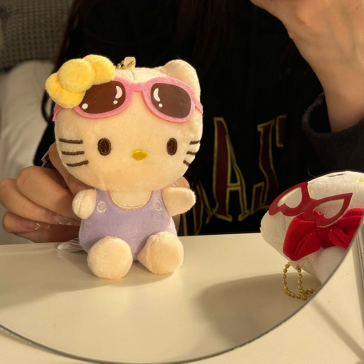 Swimming circle HelloKitty plush Charm