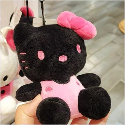 Black skin hellokitty plush charm