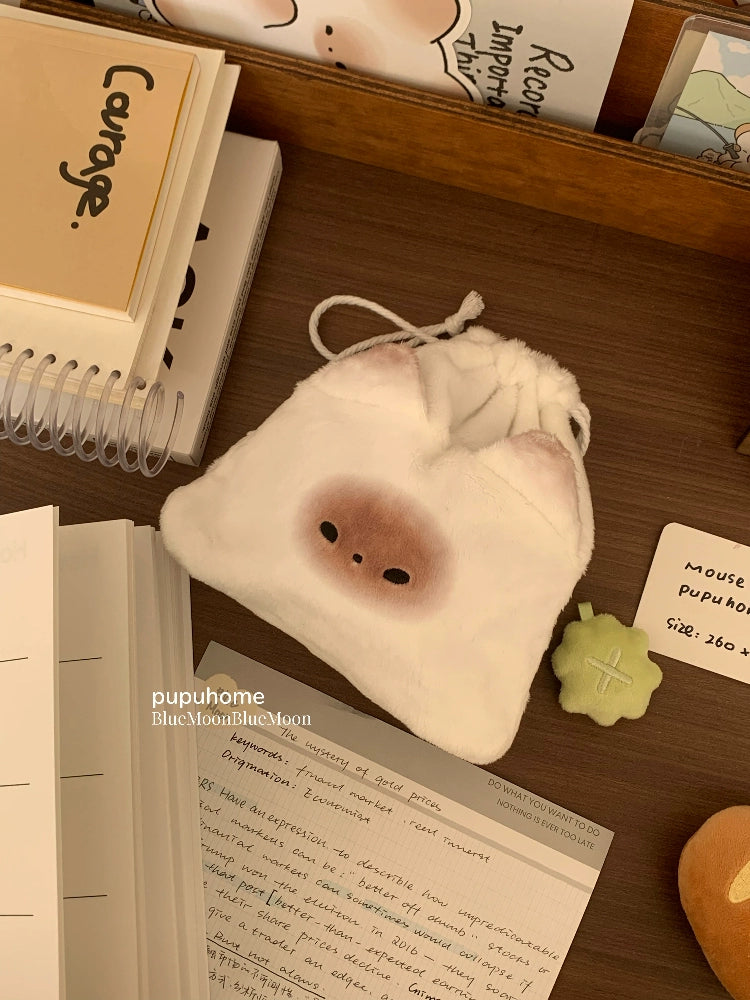 Mantou Cat Pupu Bundle Pocket Storage Bag