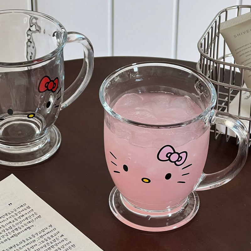 Cute HelloKitty Glass Cup