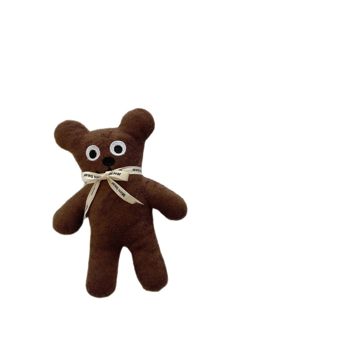 Cute Biscuit Bear Plush Card Bag Pendant