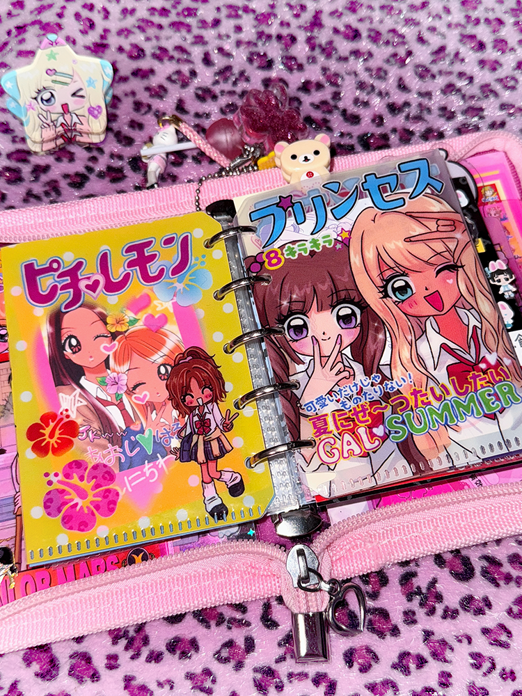 Ancient spicy girl style hand account book storage loose leaf