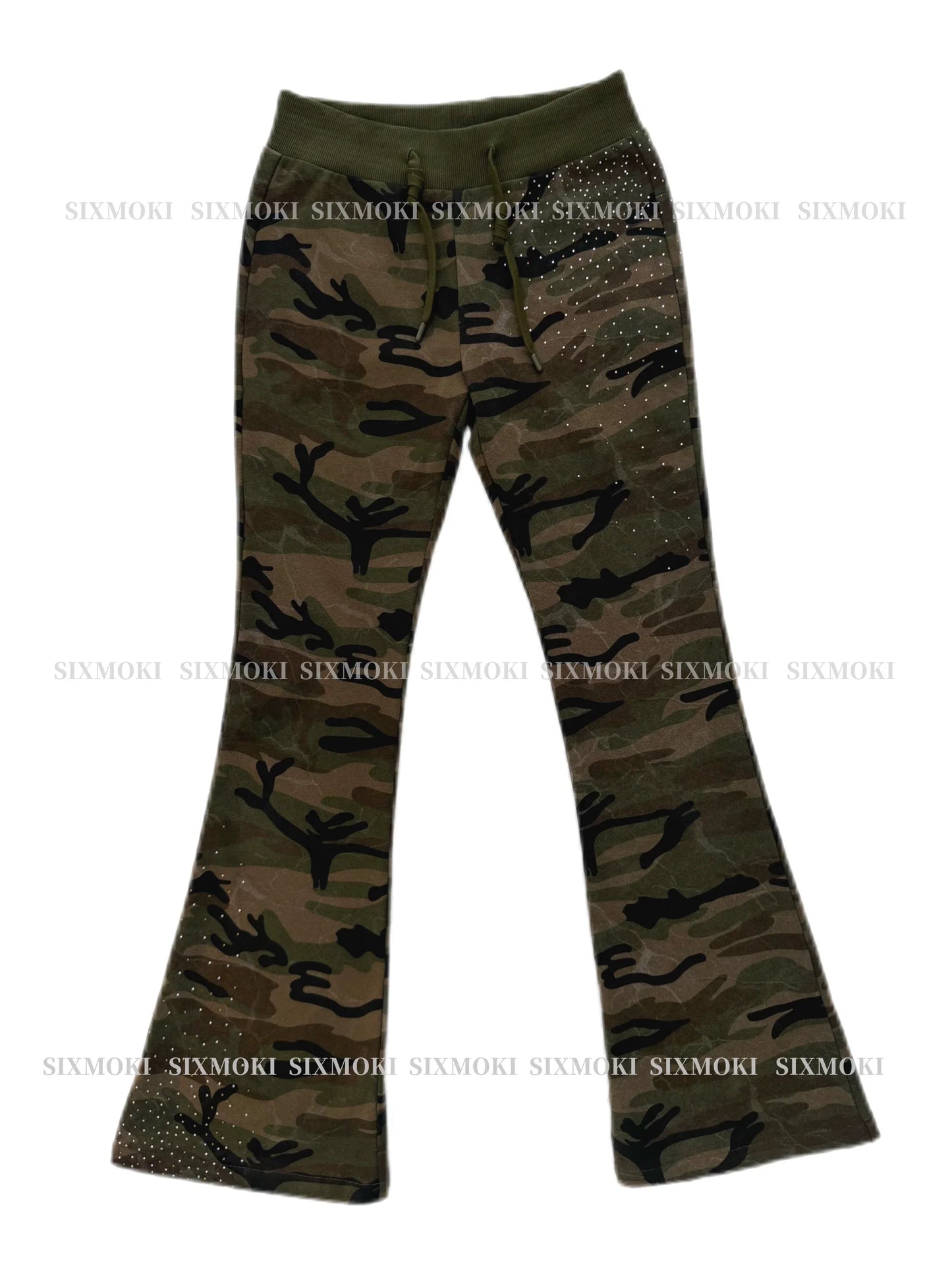 Hot stamping camouflage hooded set