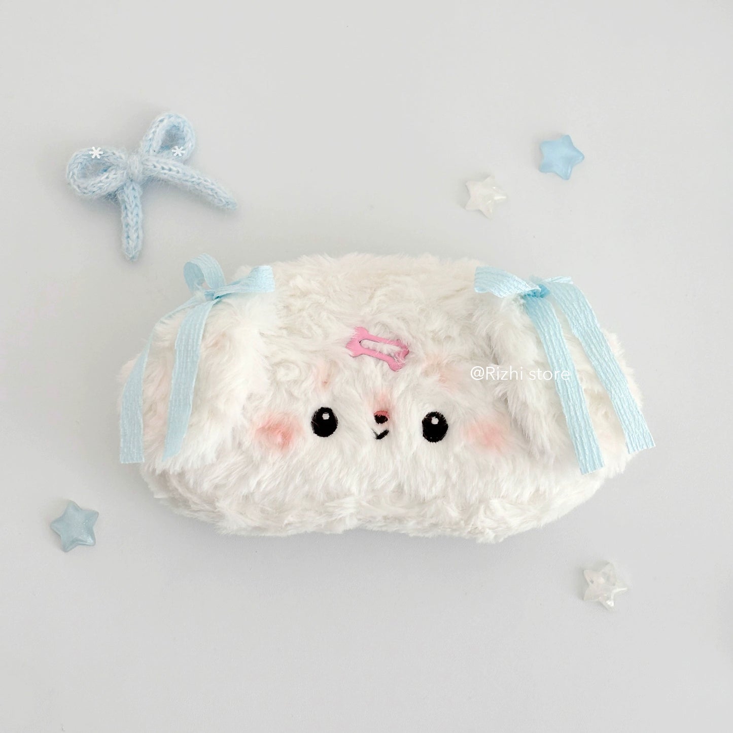 Soft and cute plush pencil case