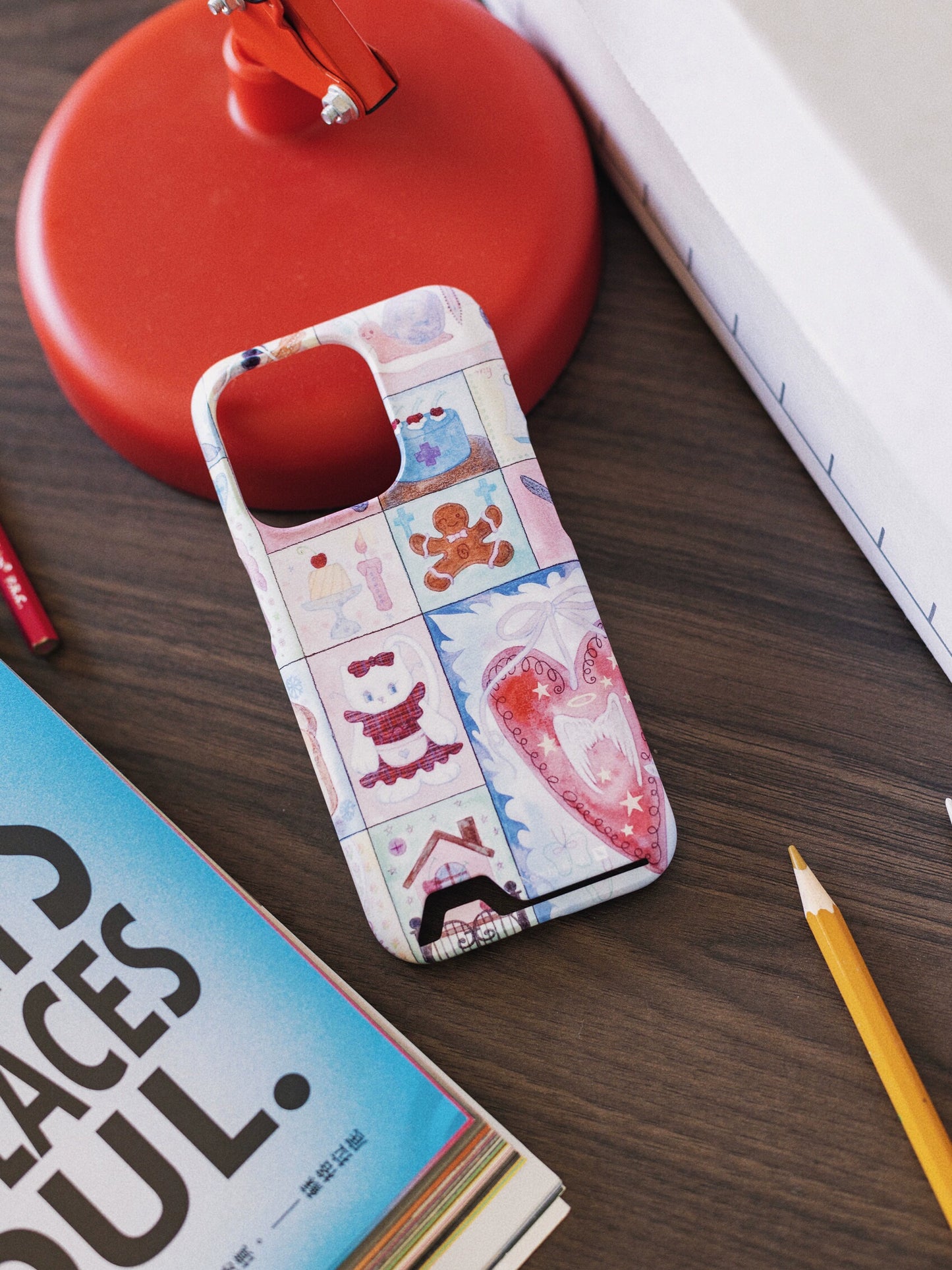 PTMAOR "Dream Core" frosted plug-in Kafflin case phone case