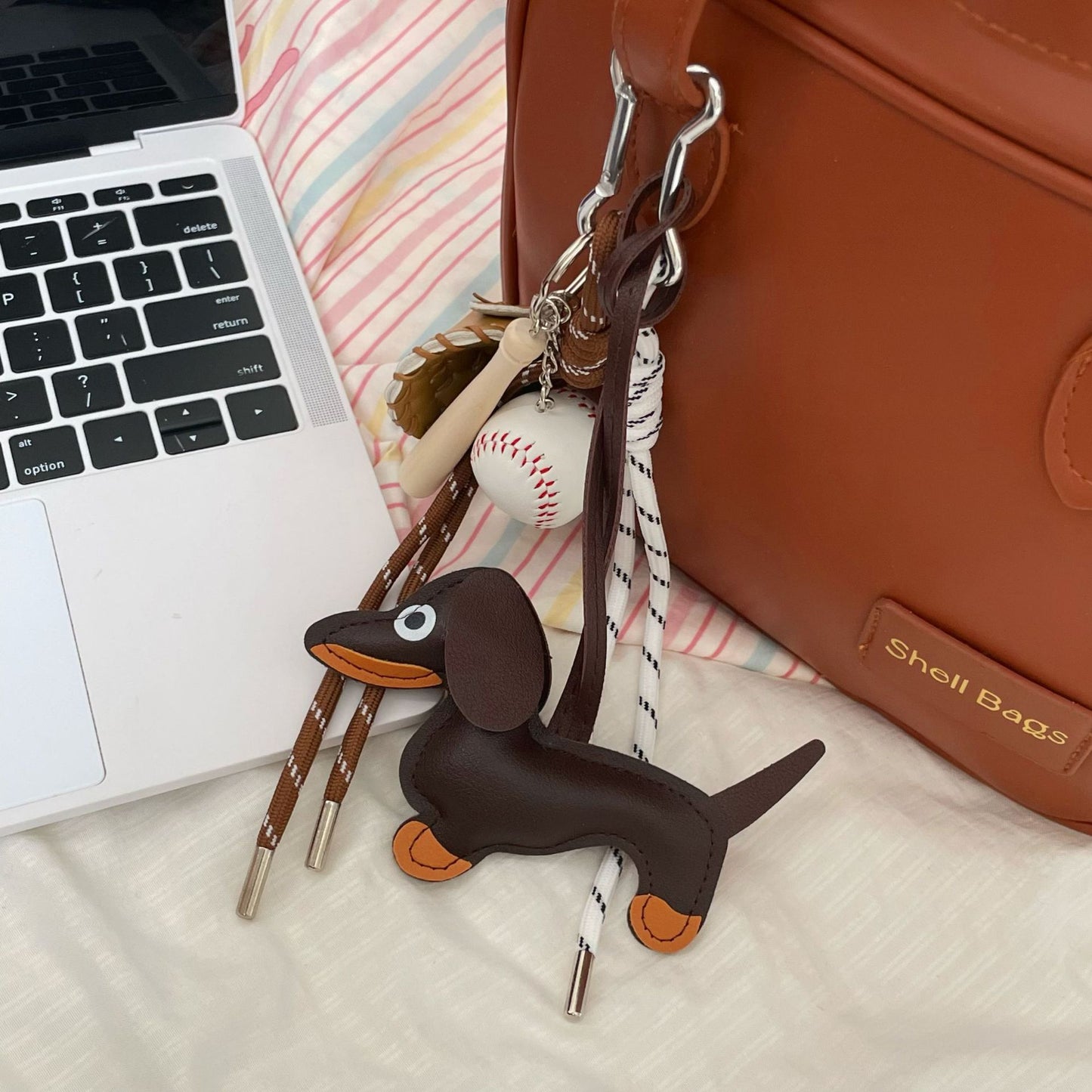 Sausage Dog Bag Charm