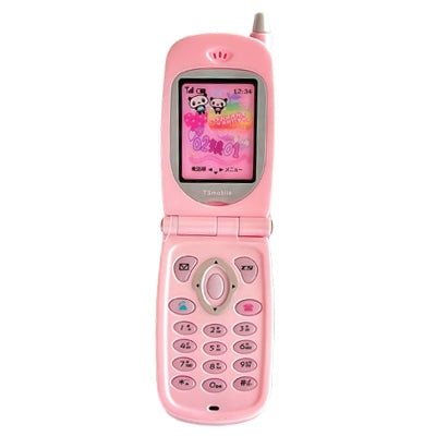 TOYS SPIRITS mini flip phone shaped recording machine from Japan, twisted egg