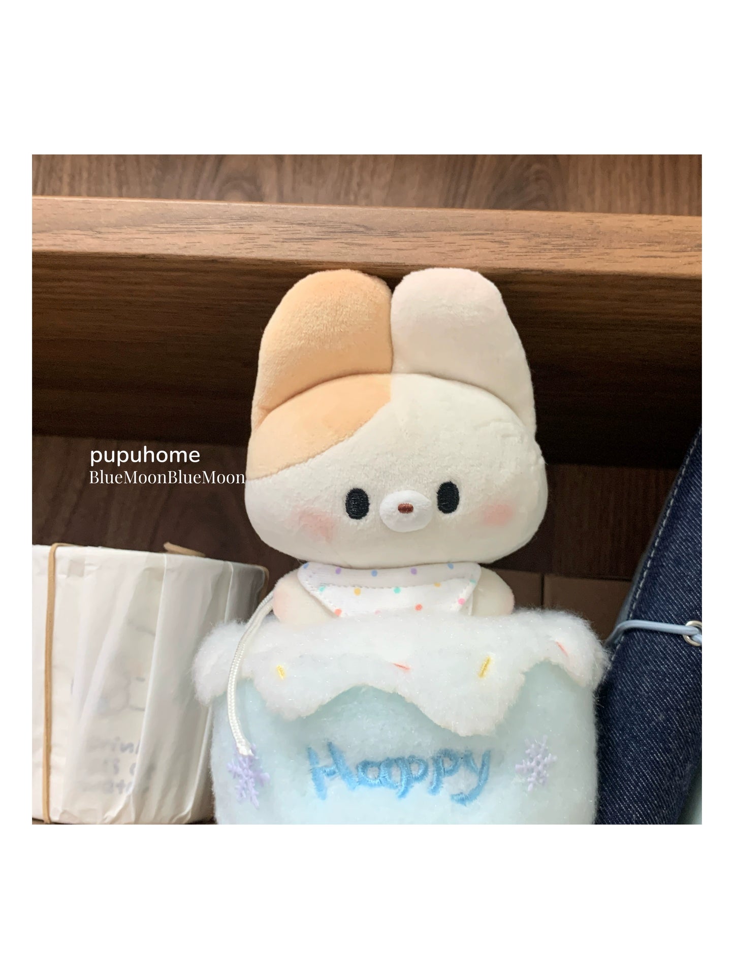 Mantou cat pudding rabbit plush pendant