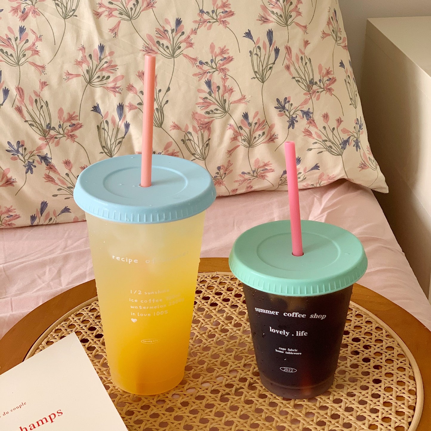 Candy colored plastic Tumbler