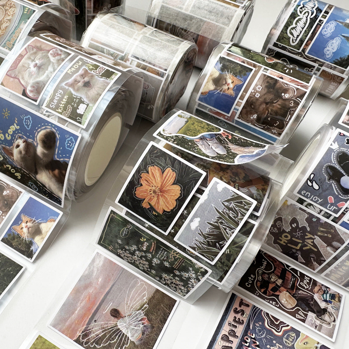 Romantic Holiday Series PET Tape Stickers