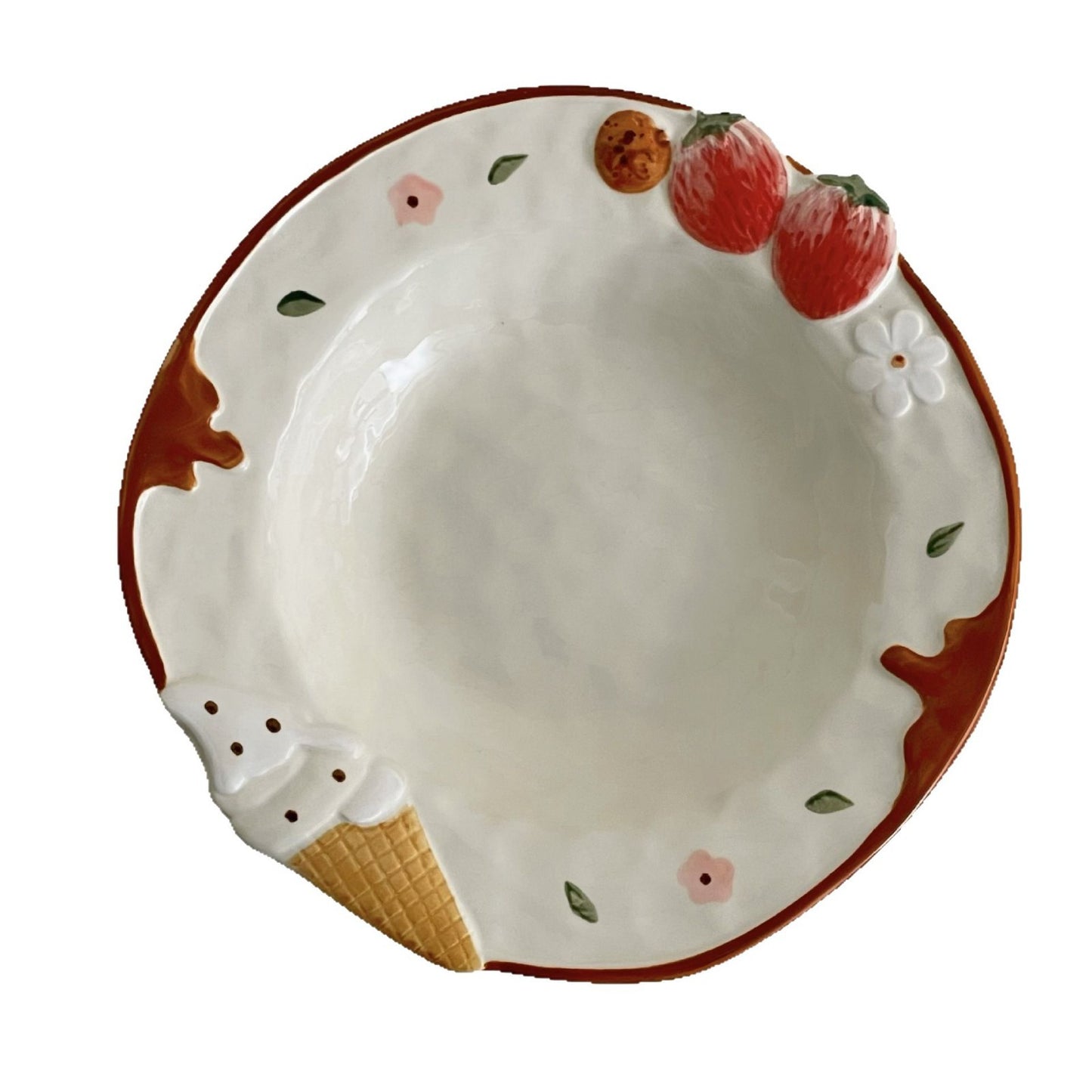 Strawberry Ceramic Plate