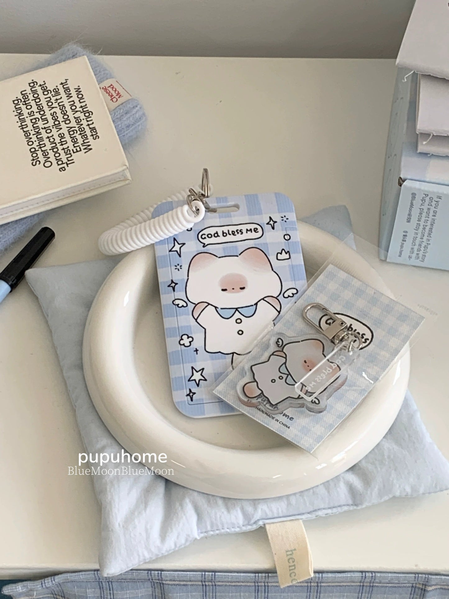 Mantou cat pupu hard shell ferrule