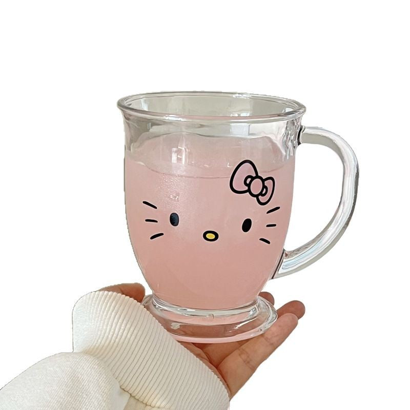 Cute HelloKitty Glass Cup