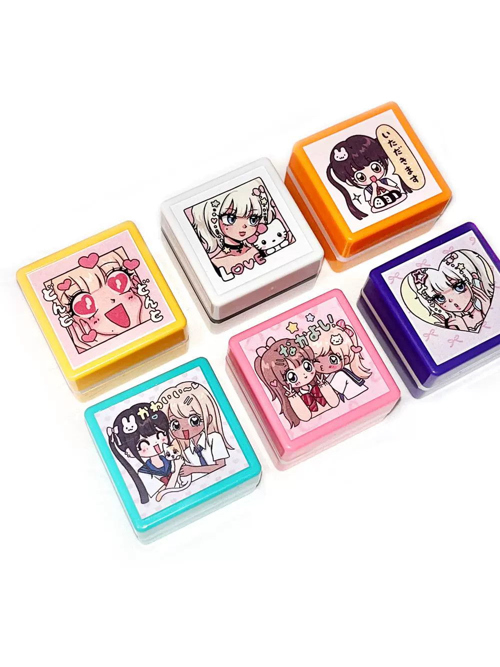 Japanese Showa Cute Light Sensitive Seal Stamp