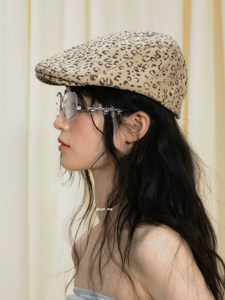 You can wear a leopard print forward hat in reverse