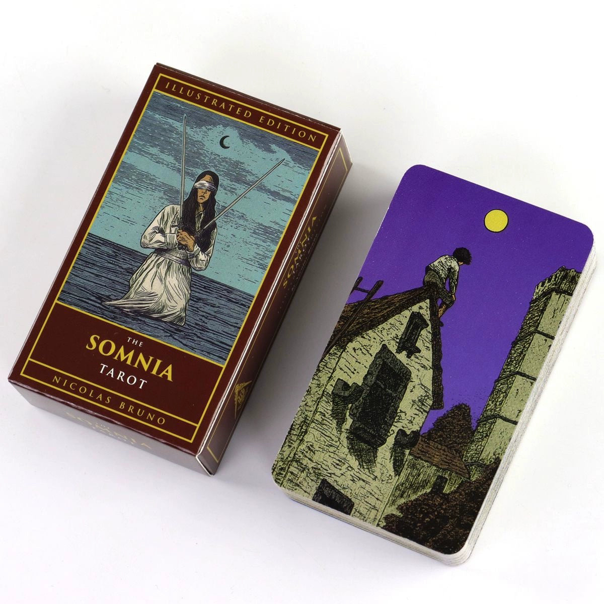 Somnia Tarot Illustrated Comes with English Electronic Guide