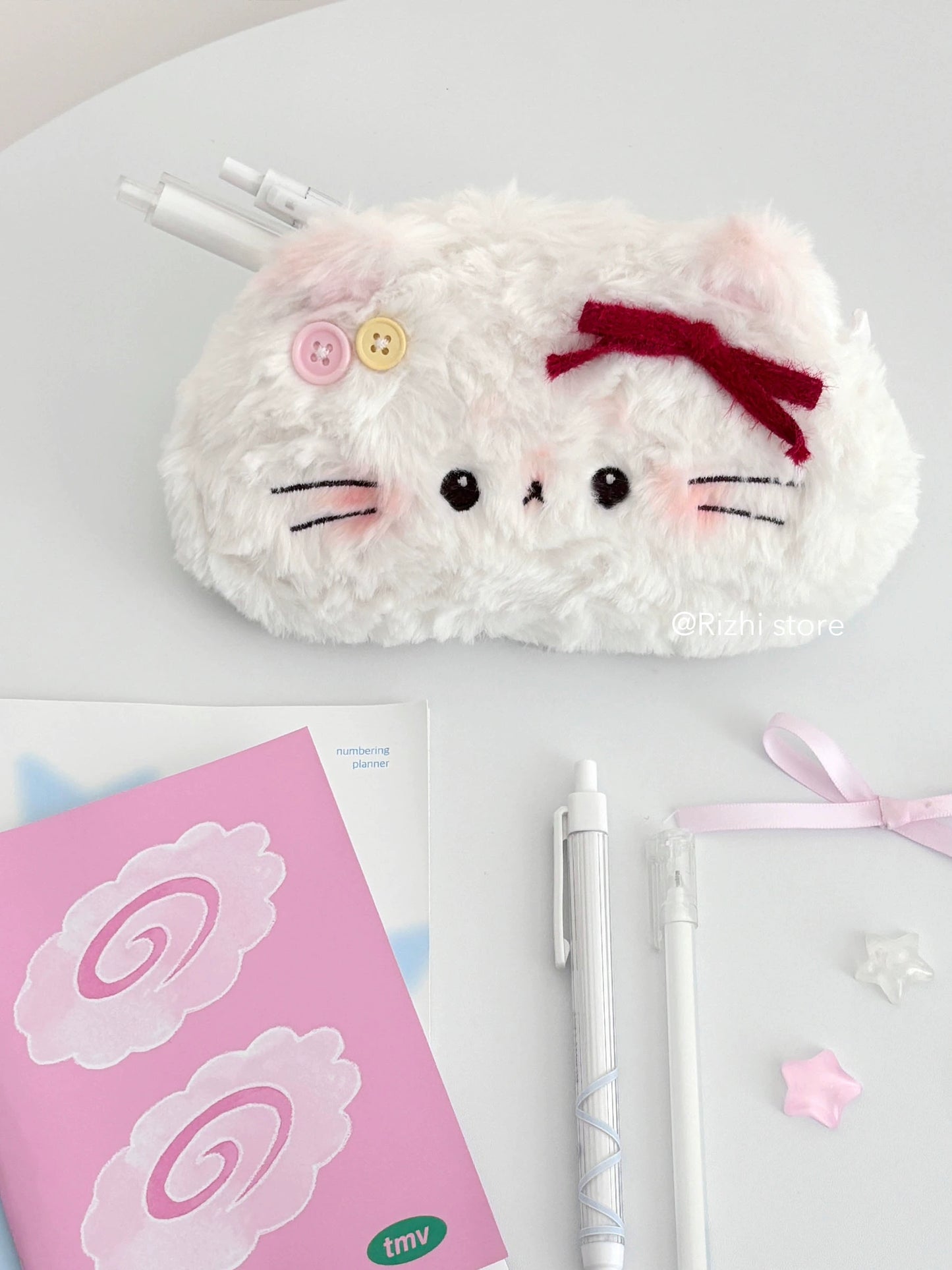 Soft and cute plush pencil case