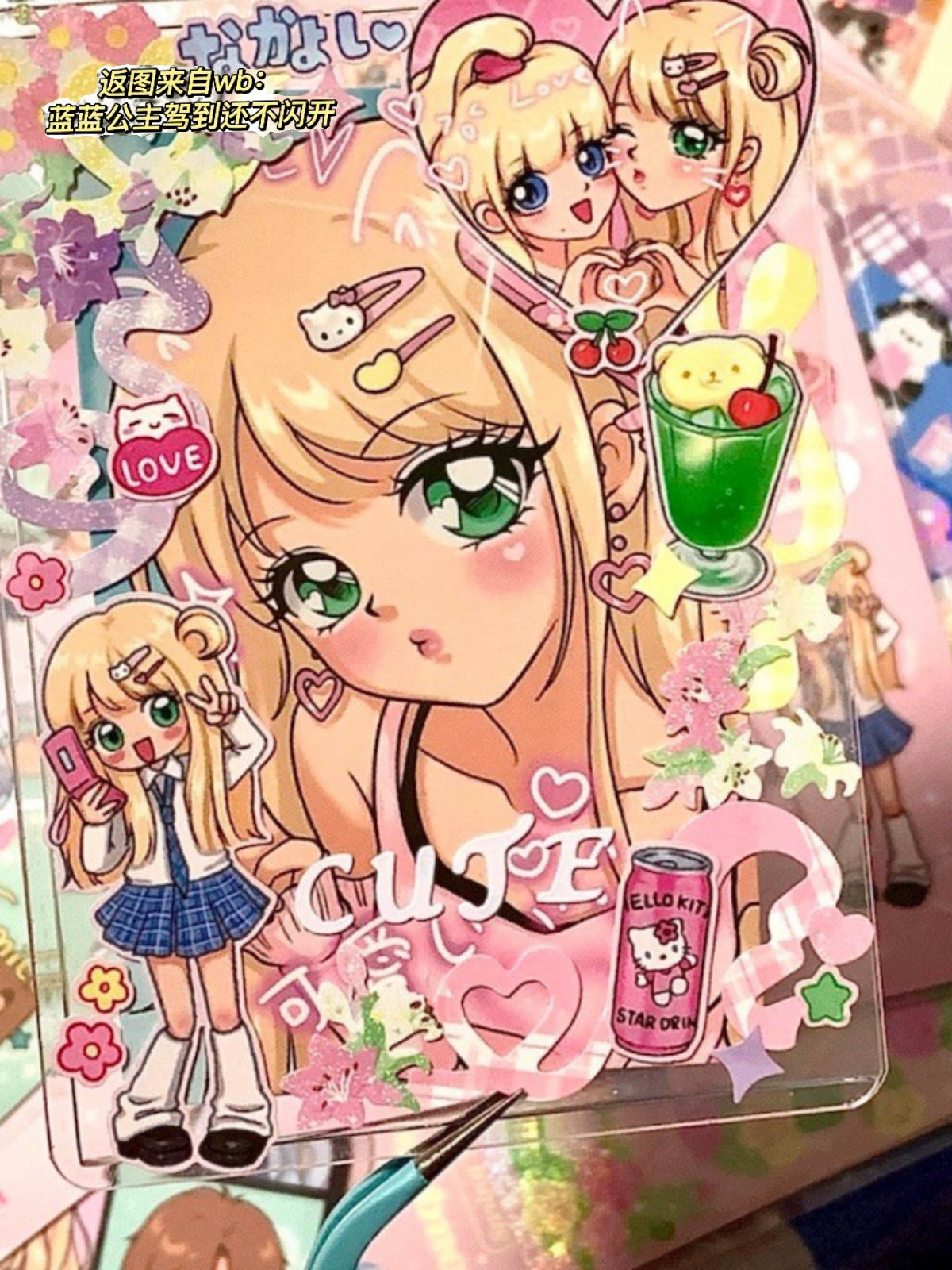 Shibuya Spicy Sister Showa Character Stickers