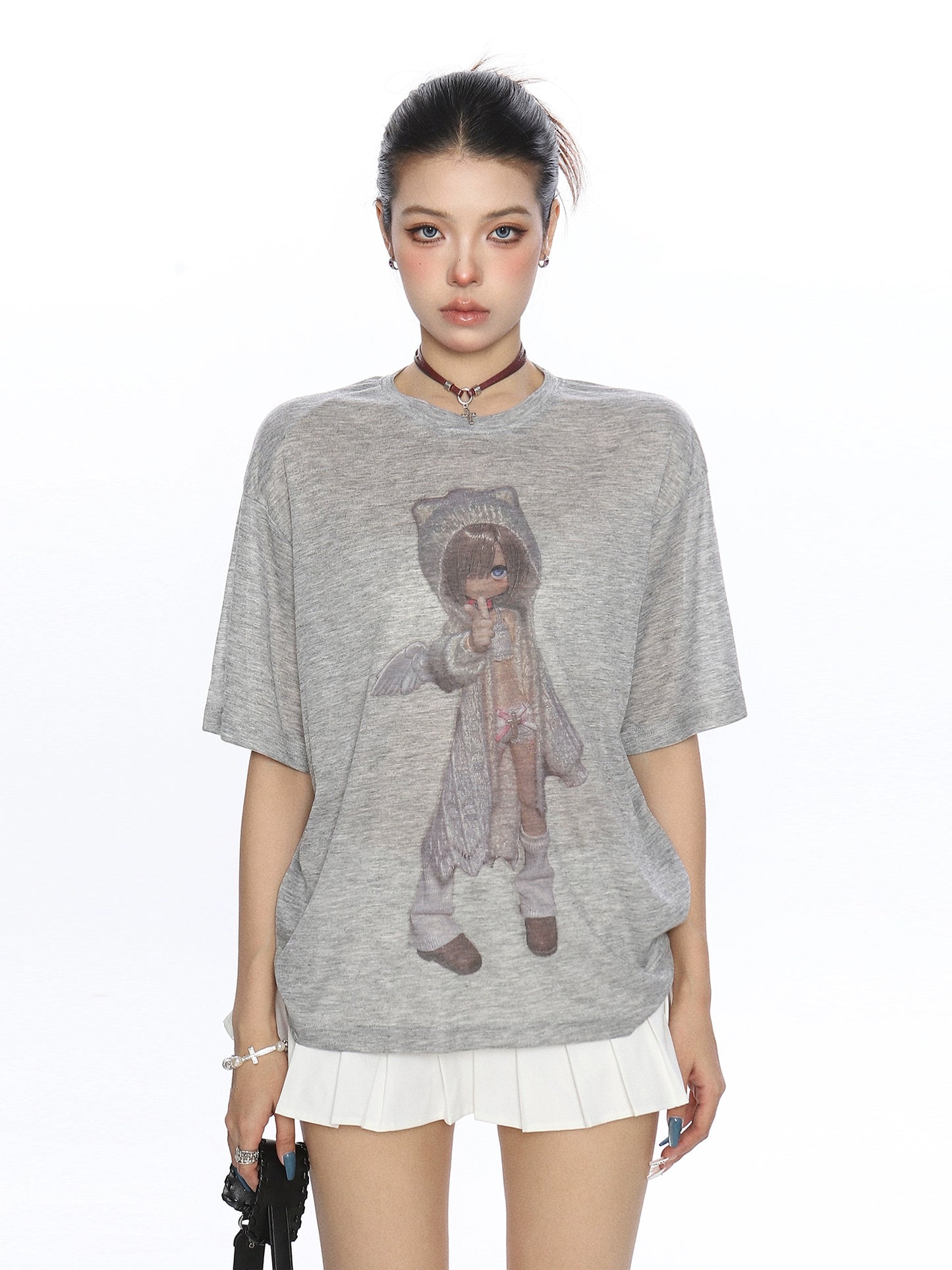 Abi Girl Printed Short sleeved T-shirt