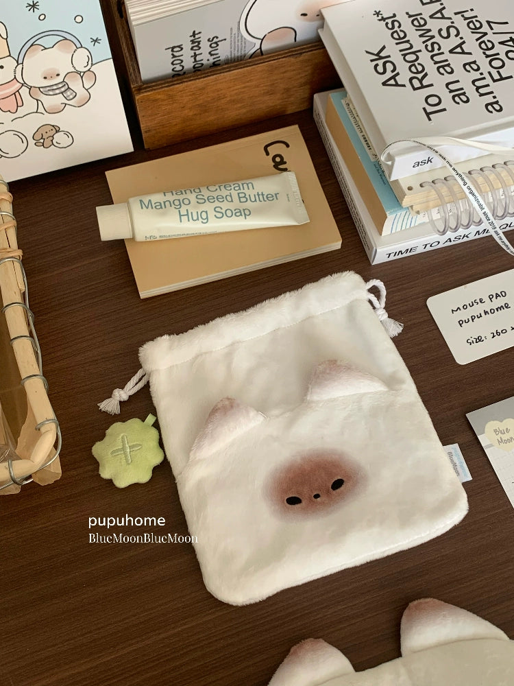 Mantou Cat Pupu Bundle Pocket Storage Bag