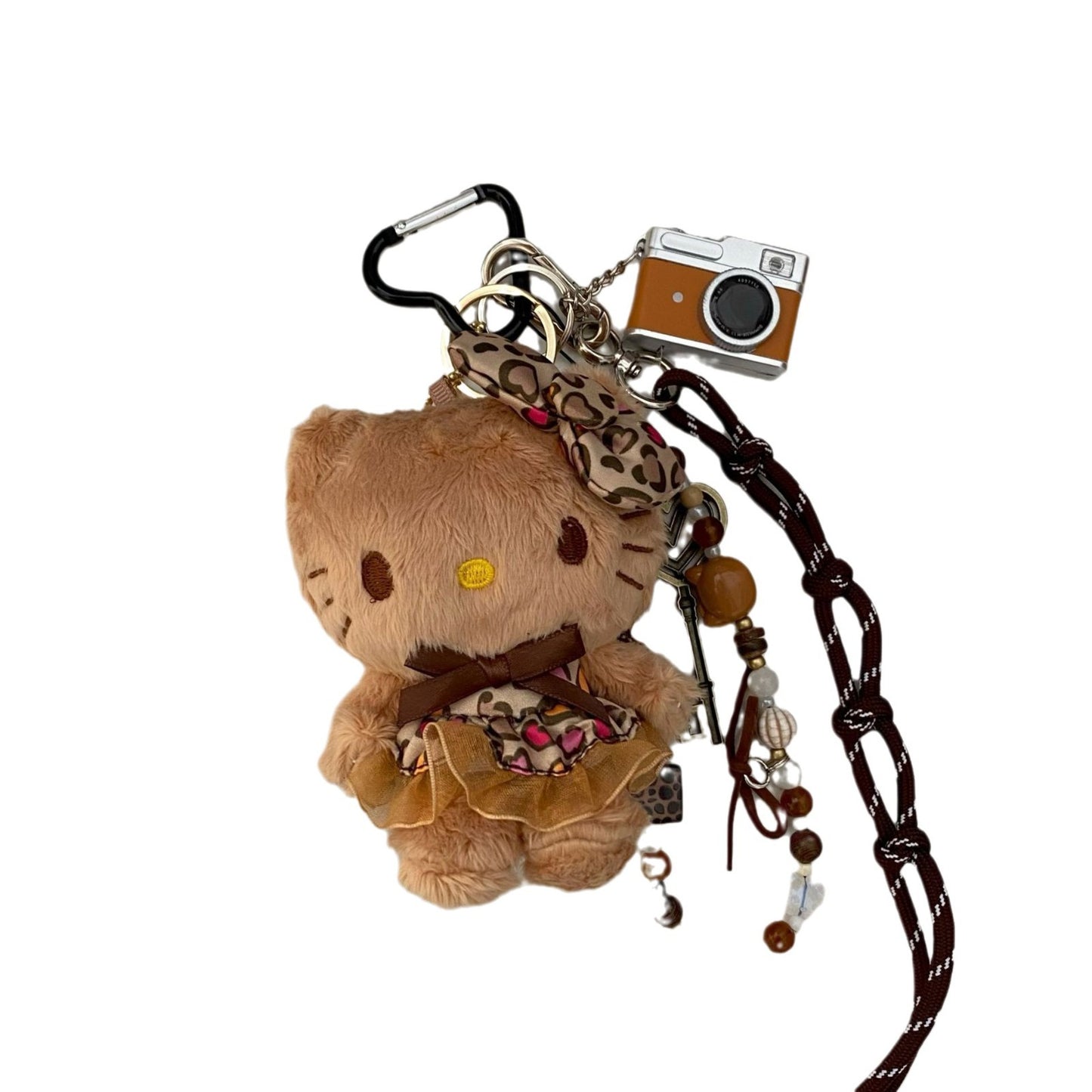 Coffee Brown Hellokitty Plush Charm