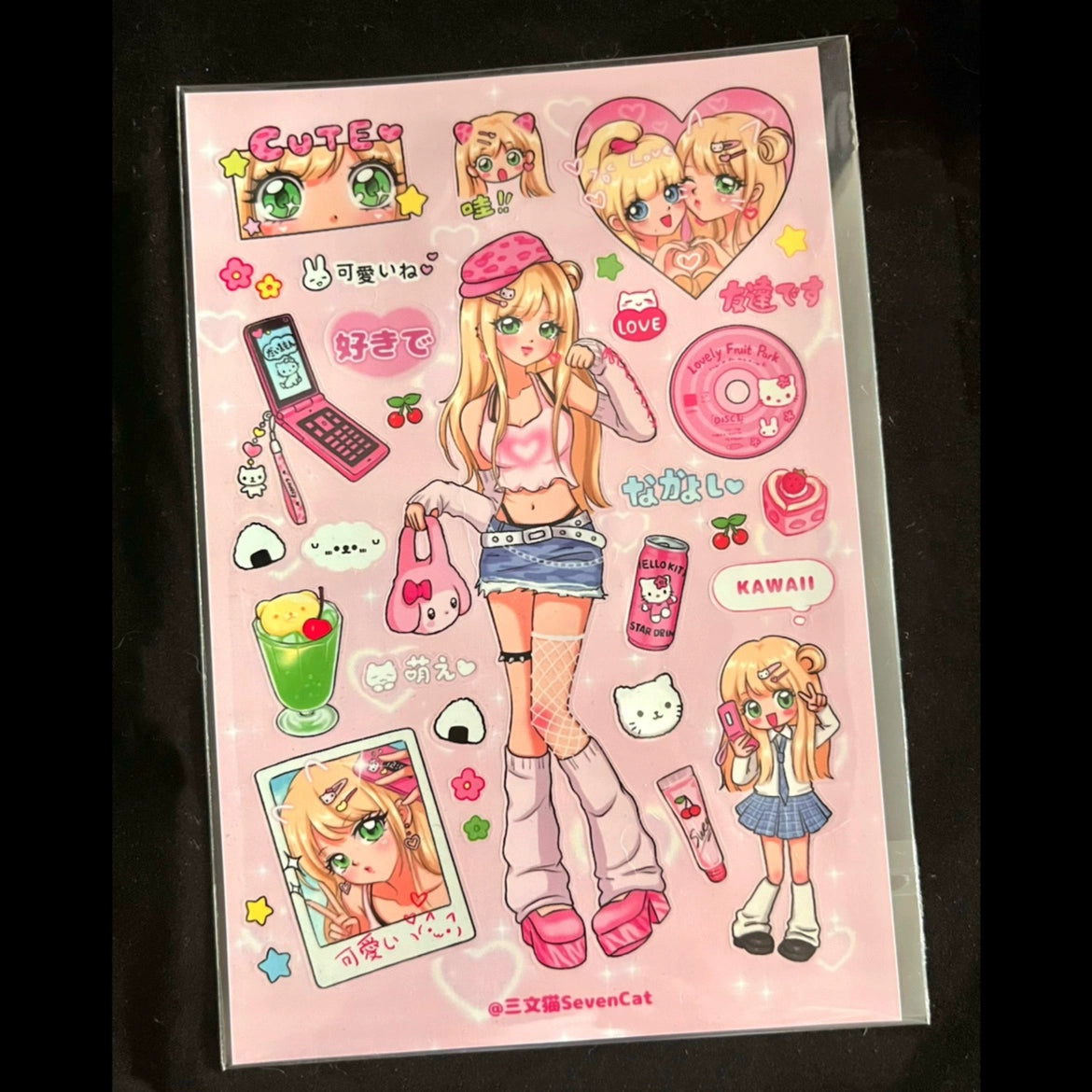 Shibuya Spicy Sister Showa Character Stickers