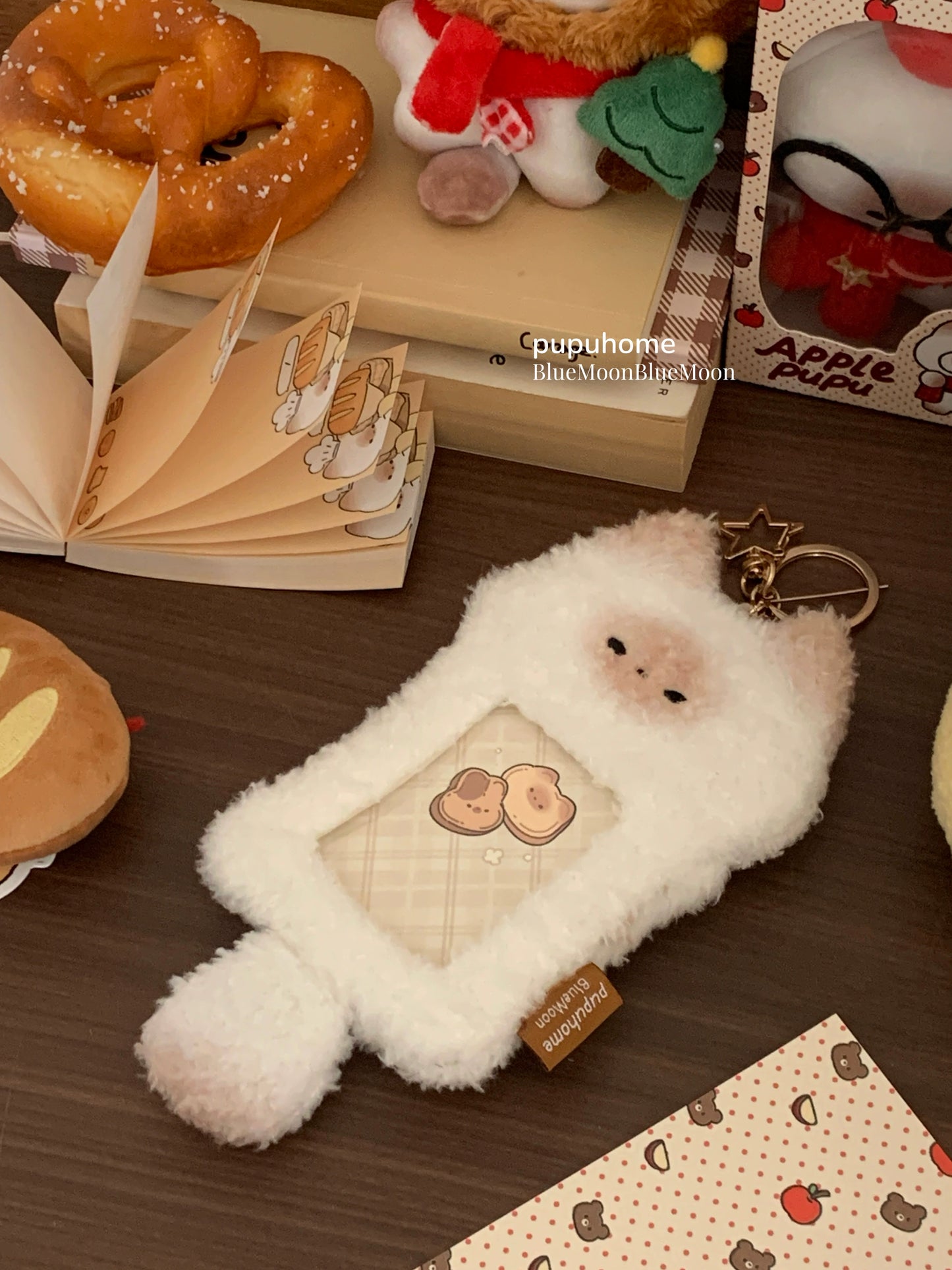 Mantou Cat Pupu Plush Ferrule
