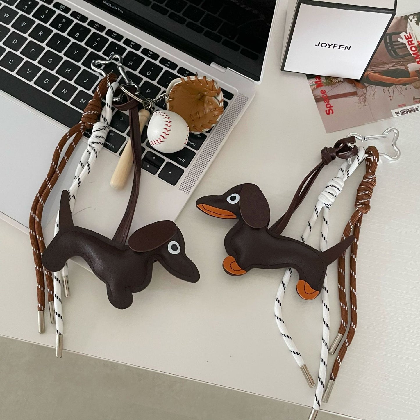 Sausage Dog Bag Charm