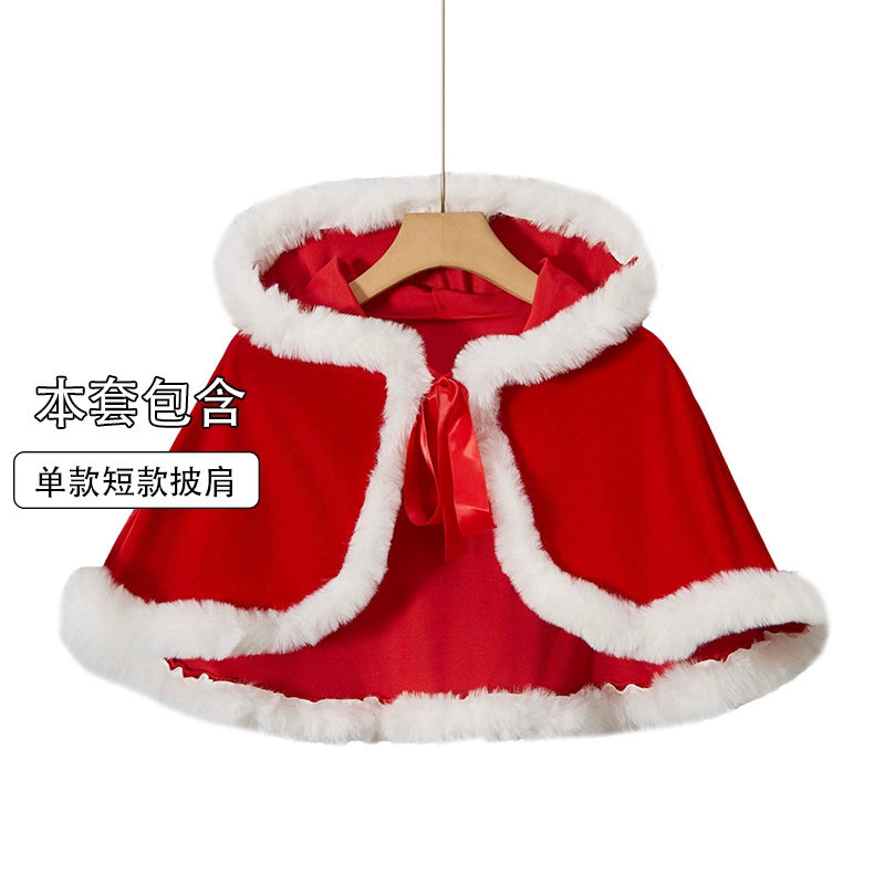 Red velvet camisole dress