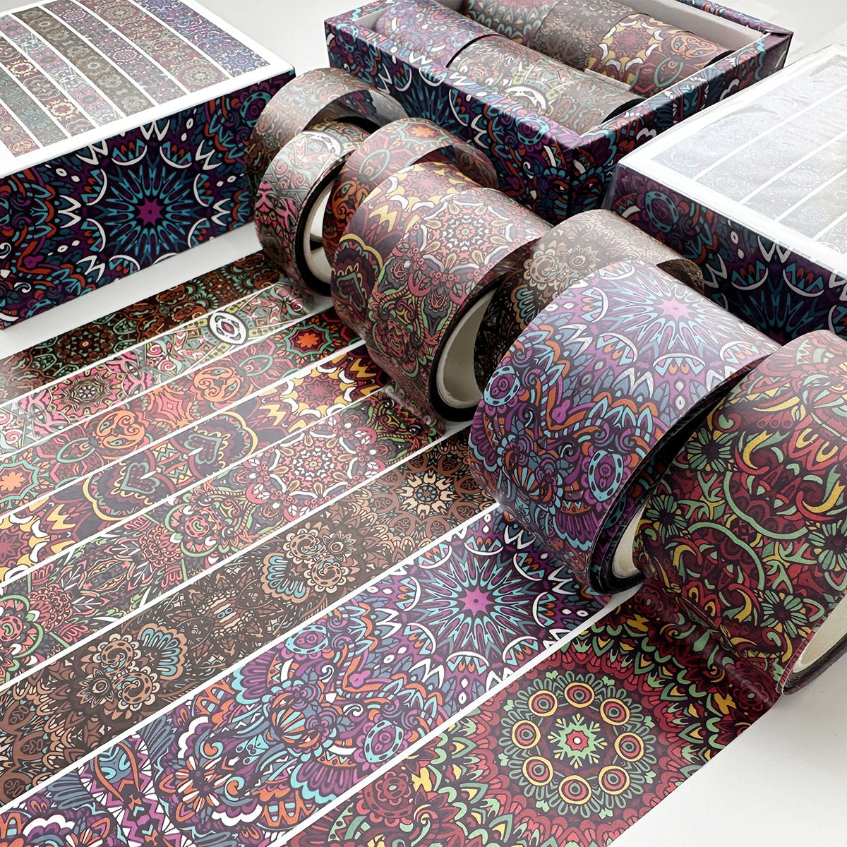 8 transparent combination antique style tent tapes