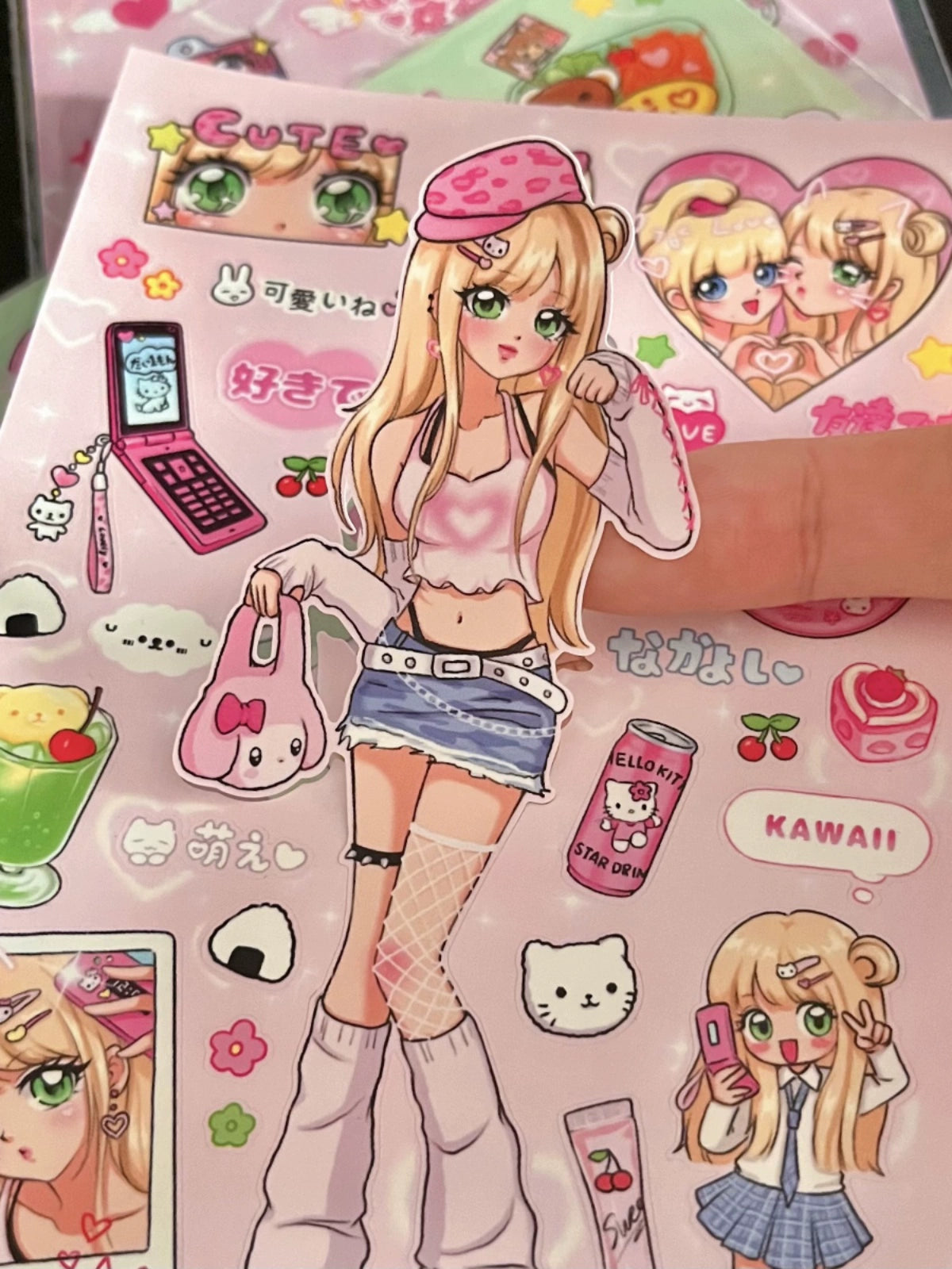 Shibuya Spicy Sister Showa Character Stickers