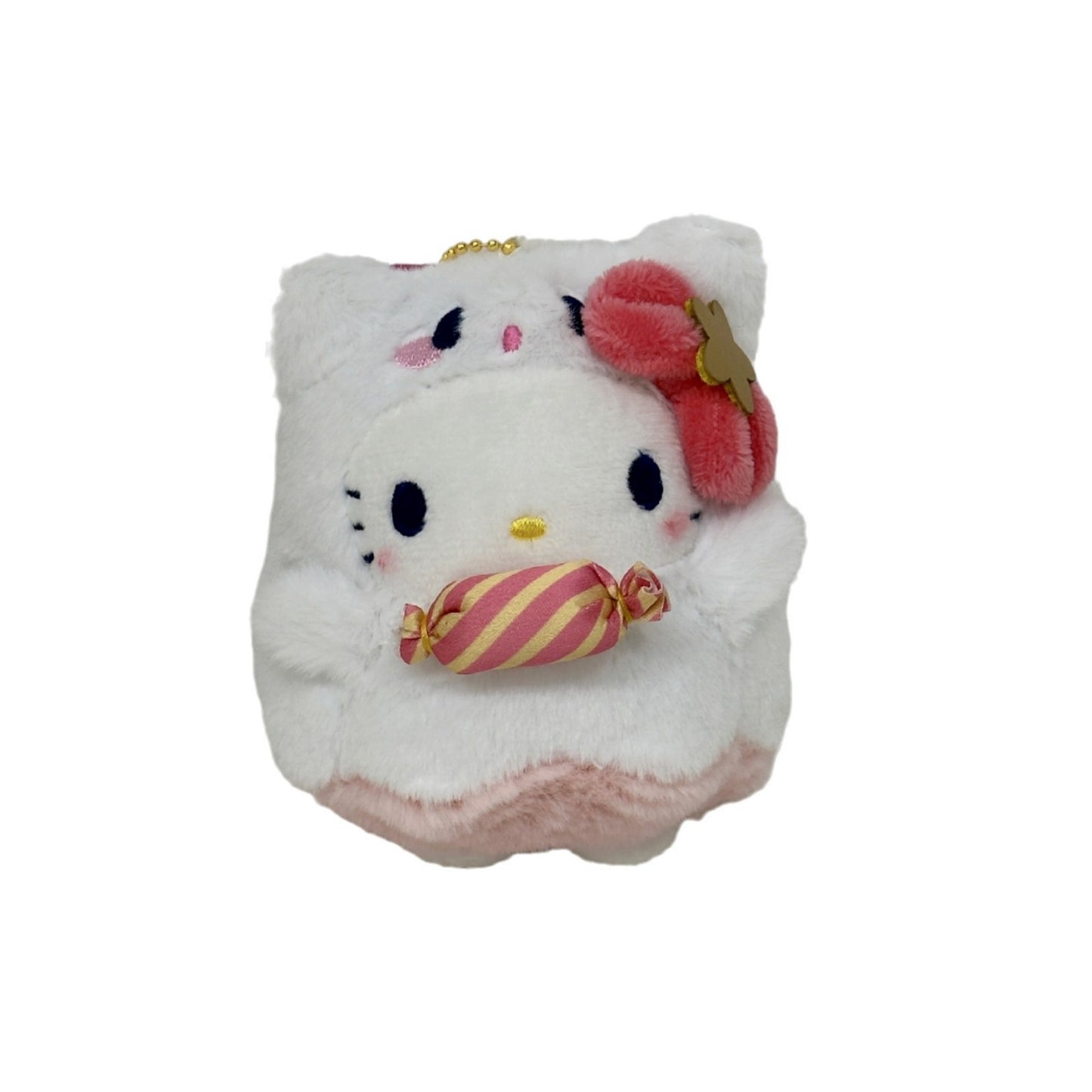 Candy Ghost Hello Kitty Plush Pendant