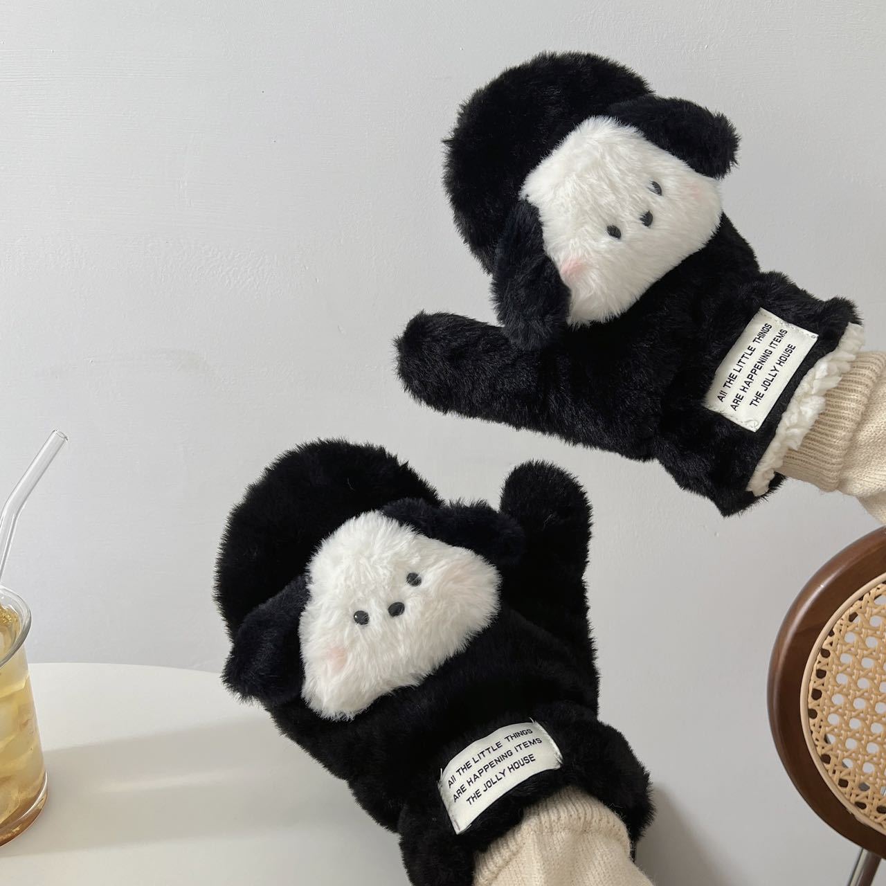 Hello Kitty plush gloves