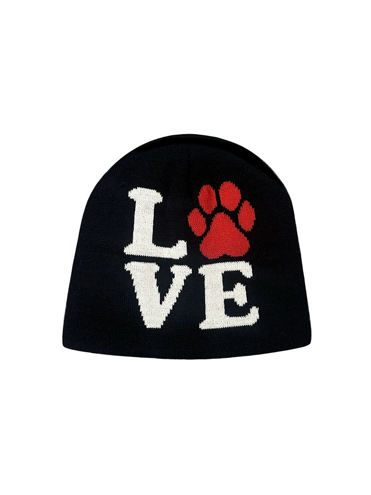LETTER LOVE Knitted Cold Cap