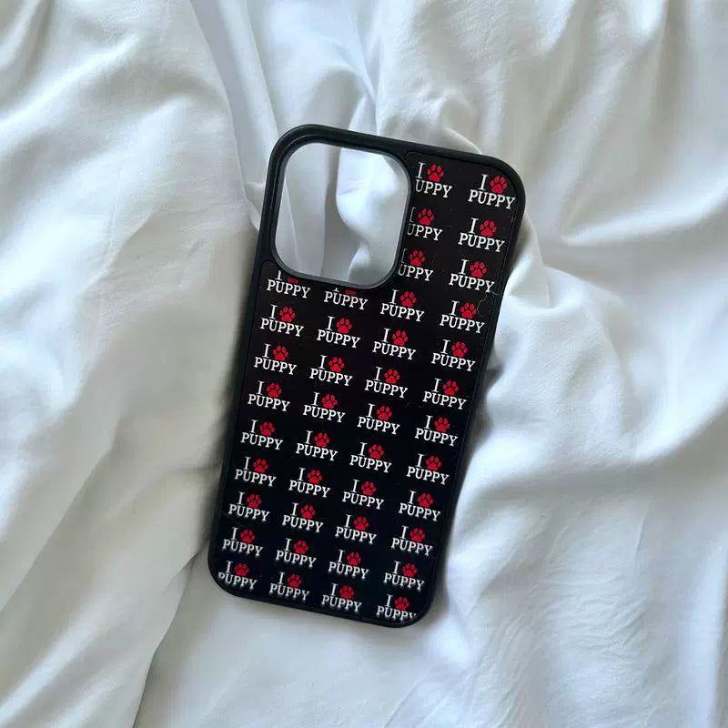 I love dogs, full of anti-drop matte phone case
