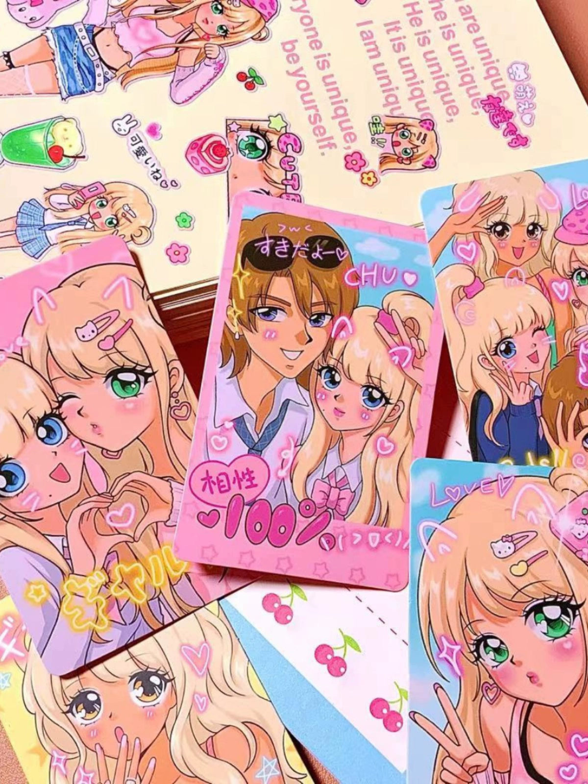 Shibuya Spicy Sister Showa Character Stickers