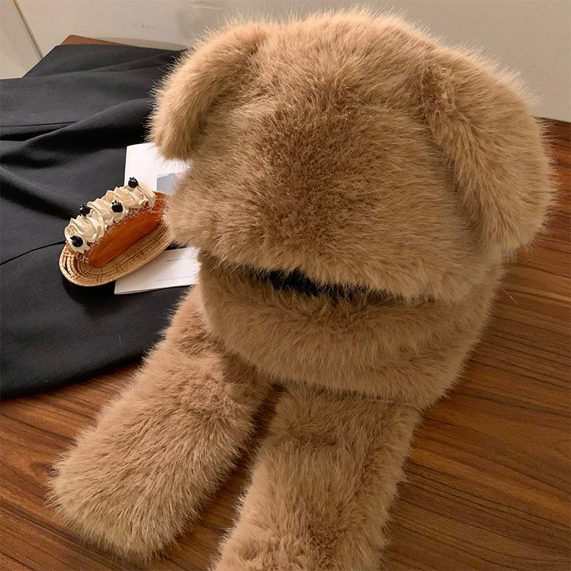 Cute rabbit ears, hat, scarf in one