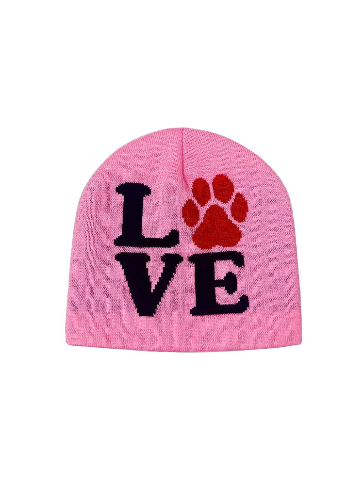 LETTER LOVE Knitted Cold Cap
