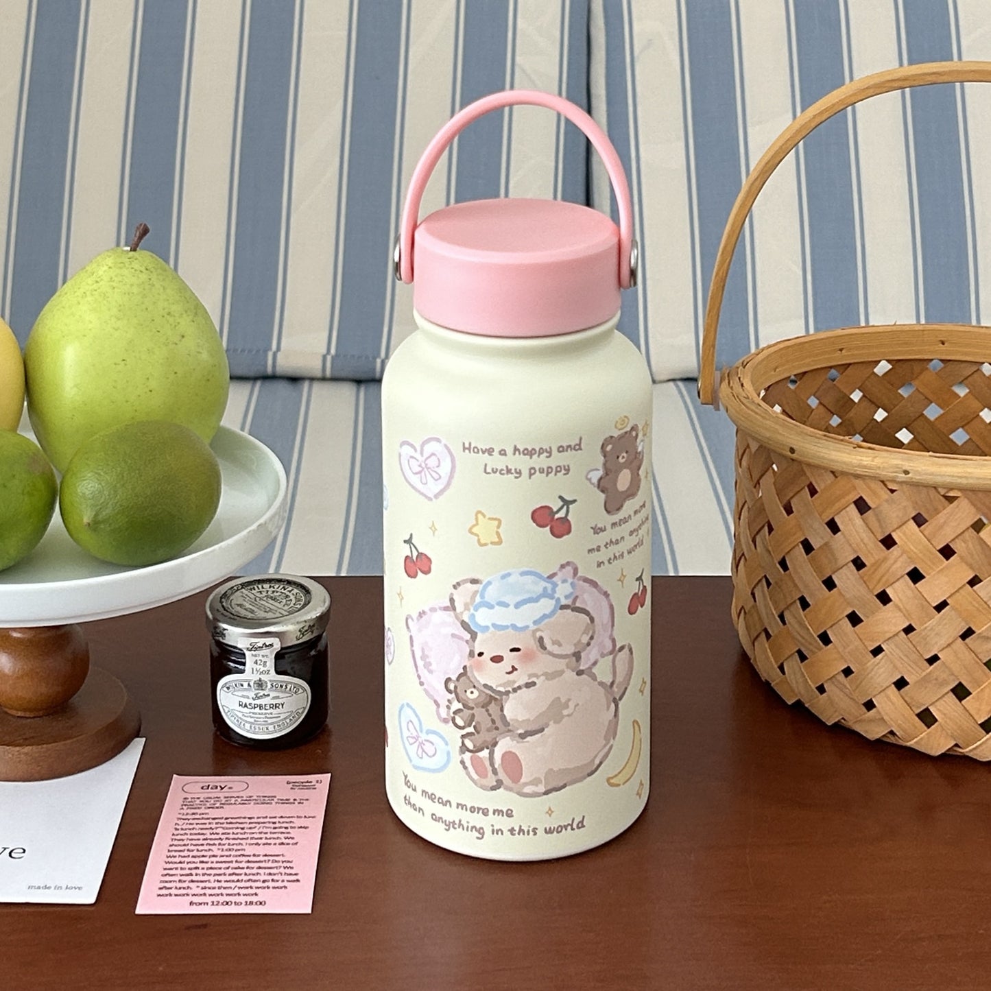 Cute cartoon insulated stainless steel Tumbler